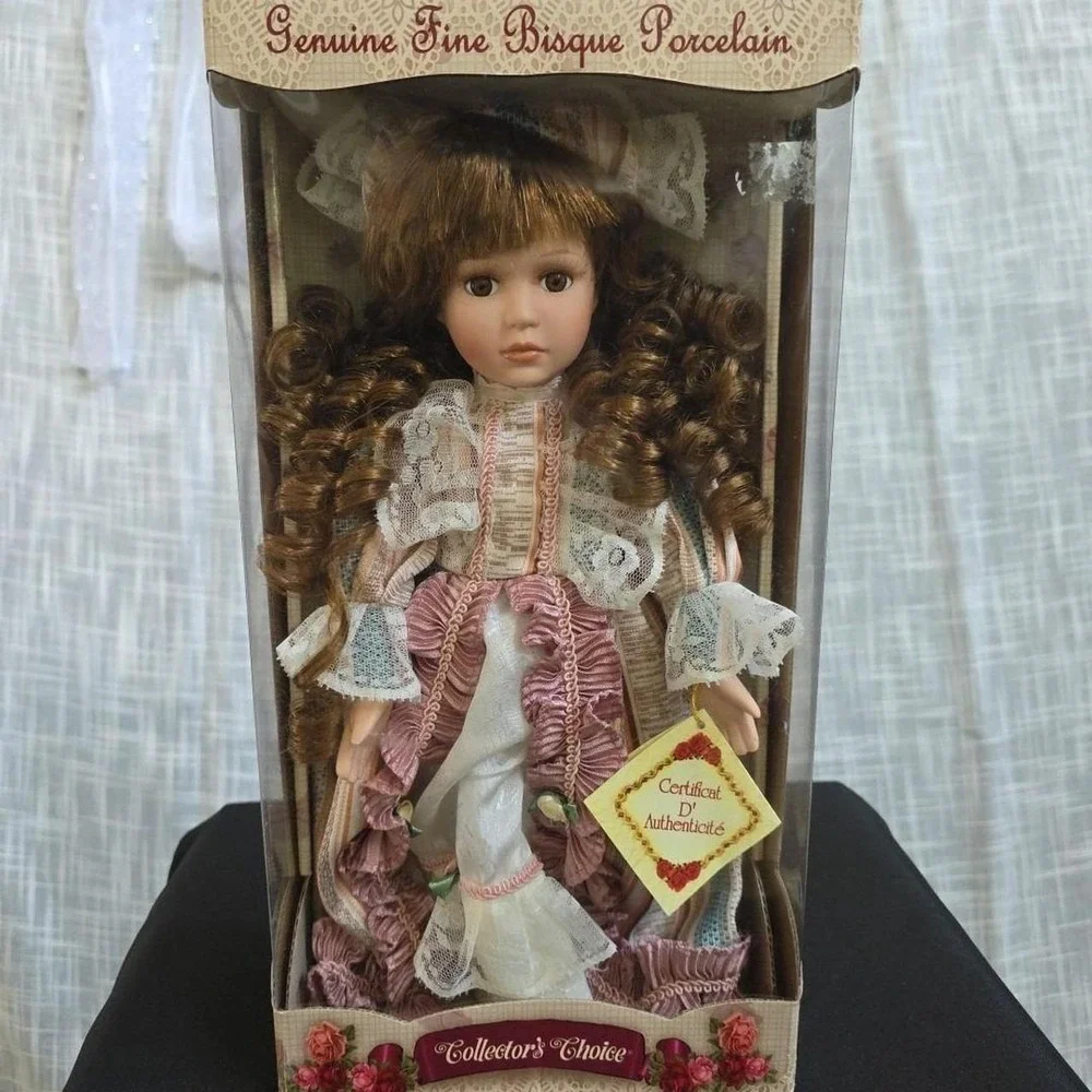 Collectors Choice Genuine Fine Bisque Porcelain Doll